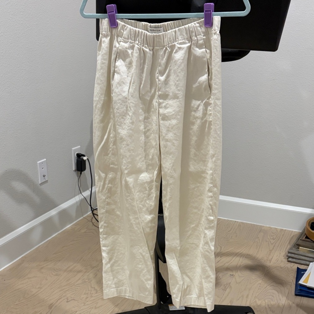 Aritzia Babaton Cream Pants